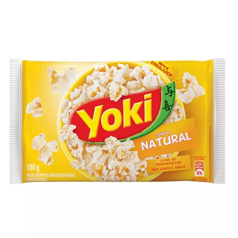 PIPOCA DE MICROONDAS NATURAL