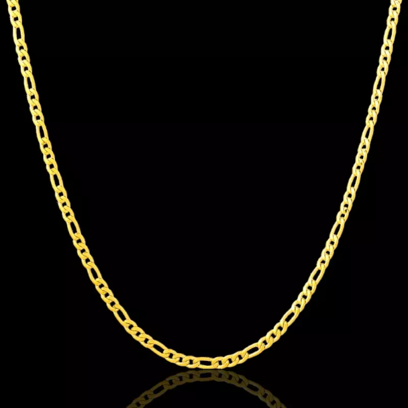 5mm Gold Figaro Chain