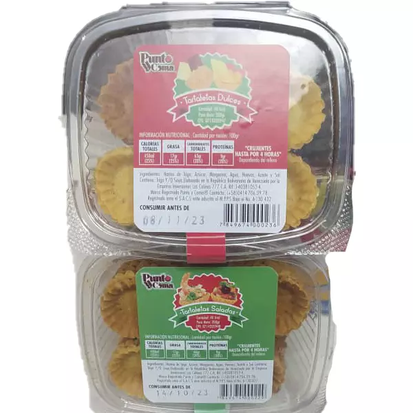 Tartaletas Punto y Crema