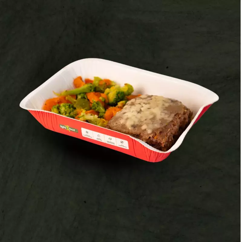 Bolo de carne com legumes