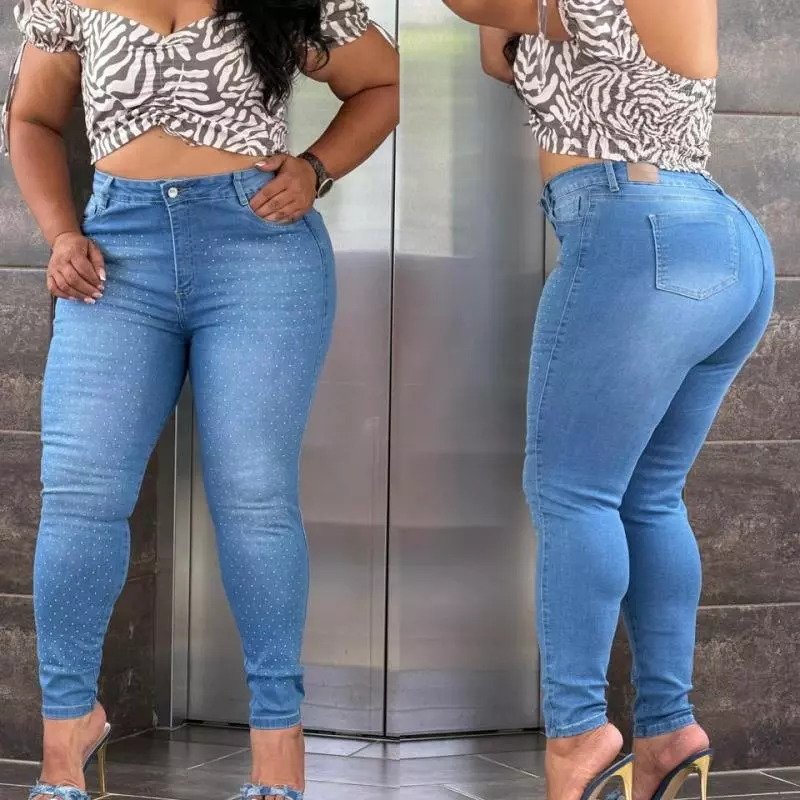 Jeans Skinny Plus Indigo Stones 1702