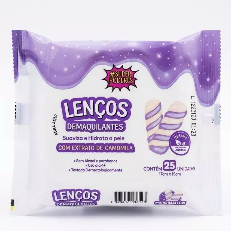 LENÇO DEMAQUILANTE MARSHMALLOW