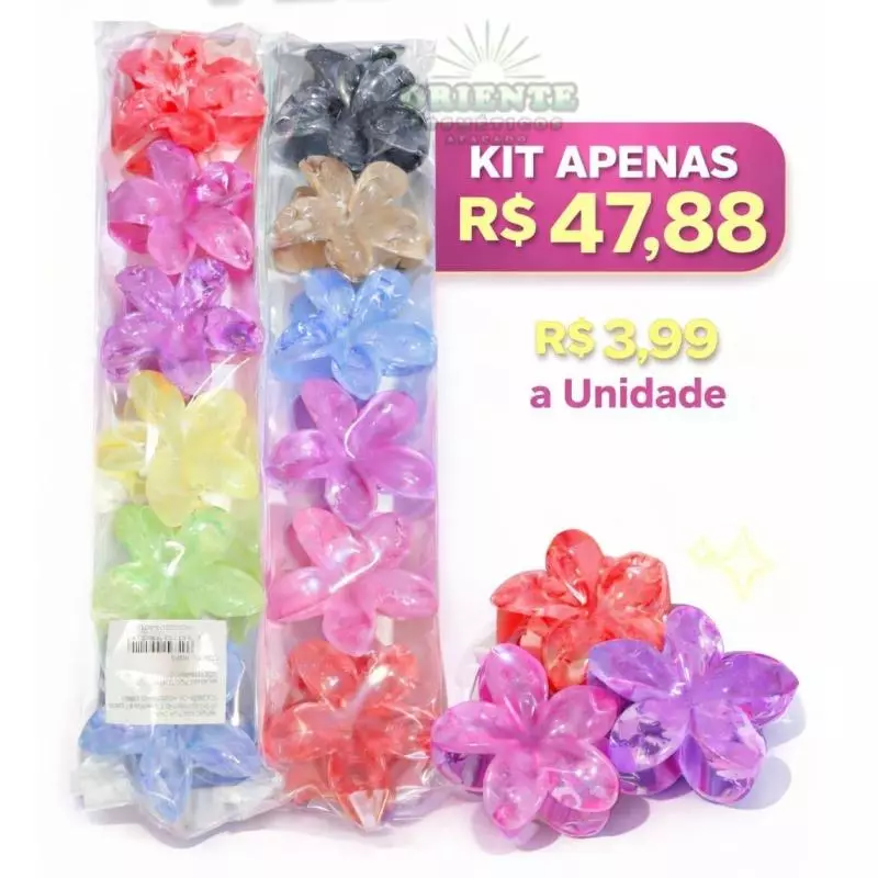 Kit c/ 12 Piranhas Flor G