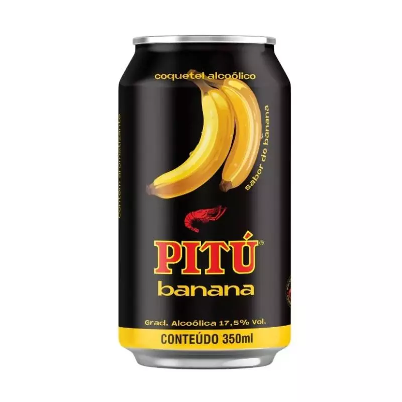 Pitu Banana Lata 350ml