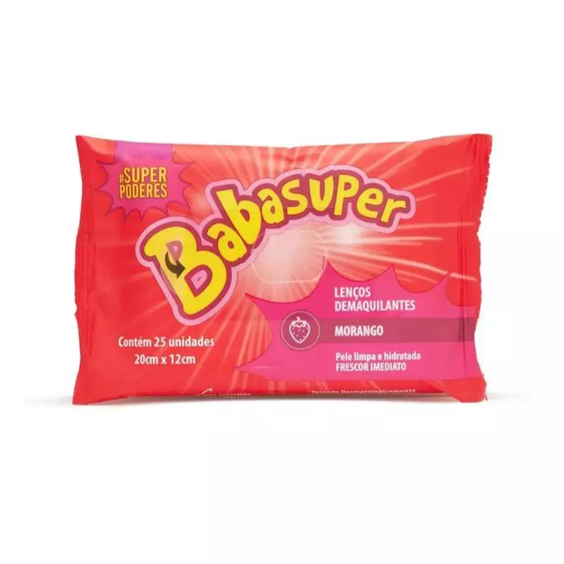 Lenço D babasuper morango