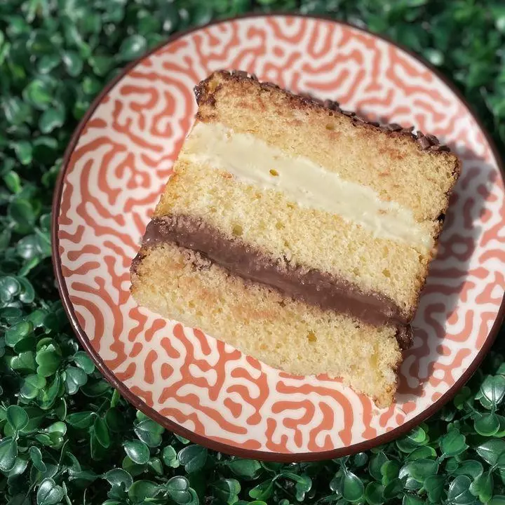 Slice cake dois amores
