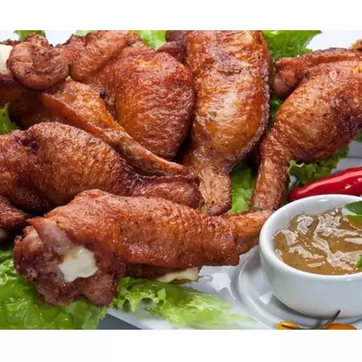 Asas de Frango Recheadas c/ Bacon 🥓