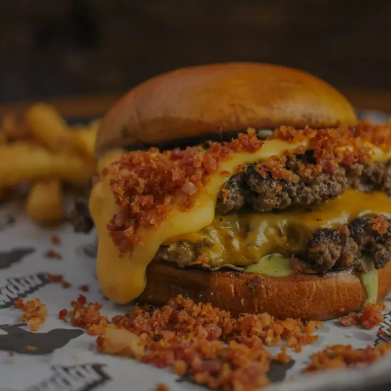 Marofa de bacon + fritas