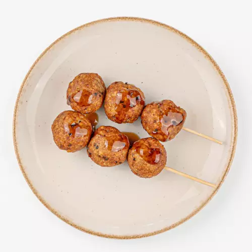 Brochettes boulette poulet