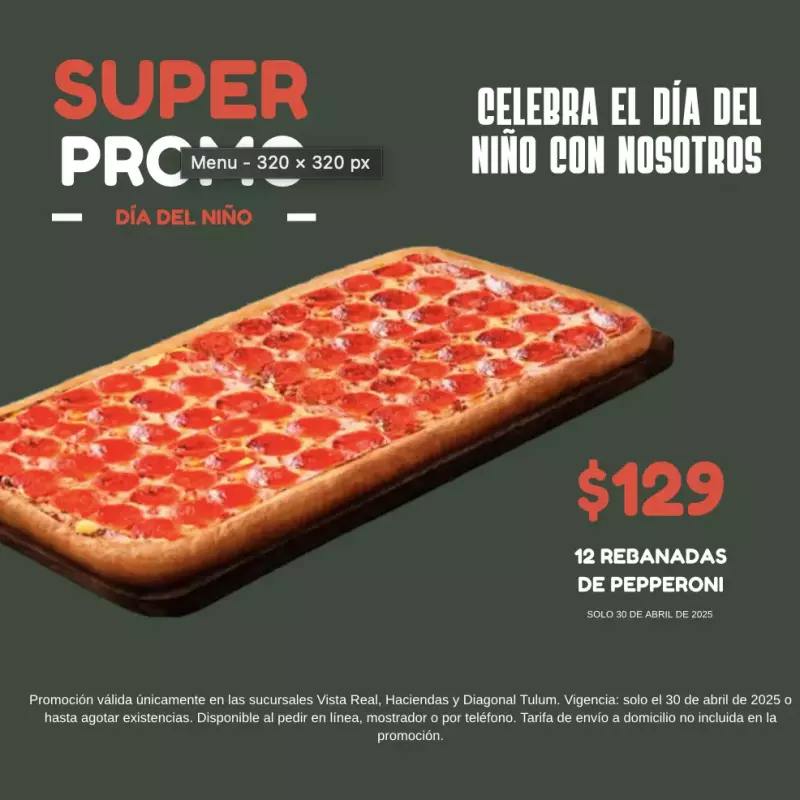 MEDIO METRO DE PEPPERONI
