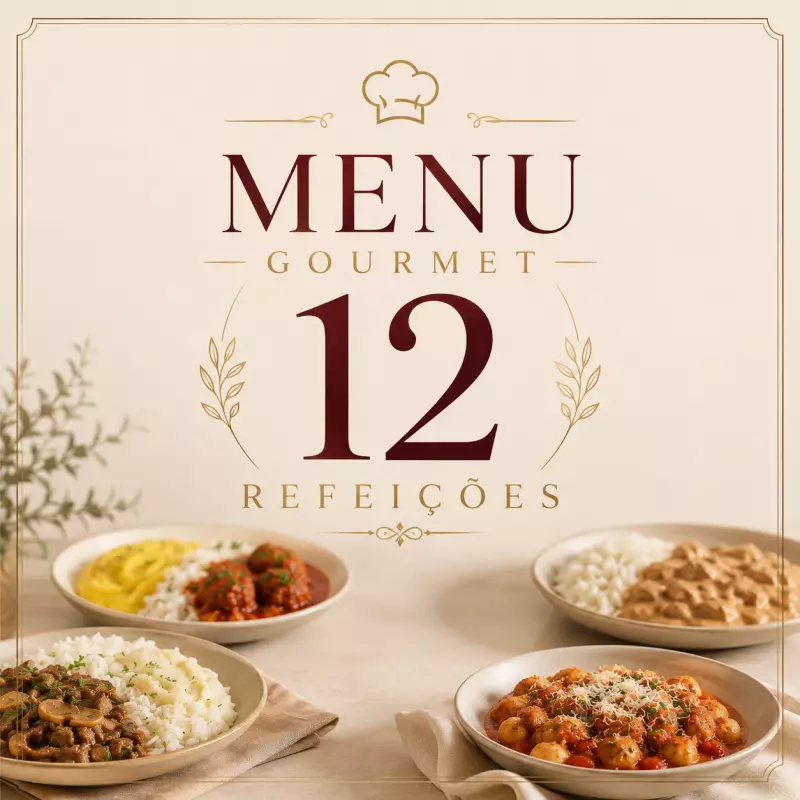 Menu Gourmet - 12 Refeições