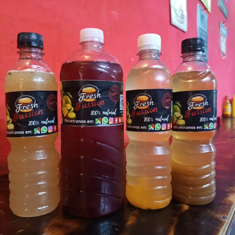 Agua de maracuyá medio litro