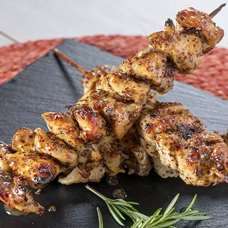 Pinchos de Pollo a la Miel