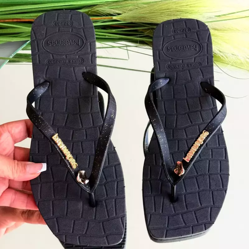 Fem ping croco preta