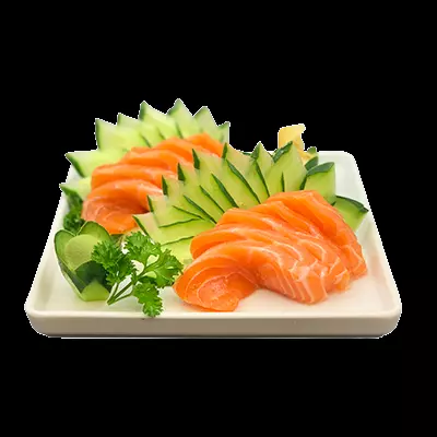 Sashimi de salmão