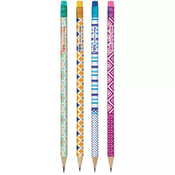 Lápis  Preto Collor Vintage - TRIS