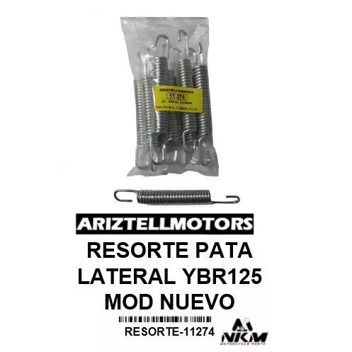 RESORTE PATA LATERAL YBR125 MOD NUE