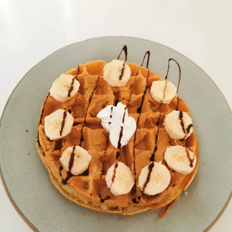 Waffle Crema de Mani