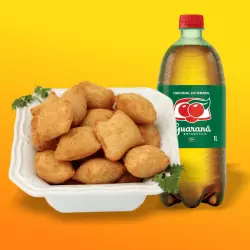 100 Coxinha Portuguesa +1 Guaraná