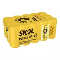 Cerveja Skol Puro Malte 269ml