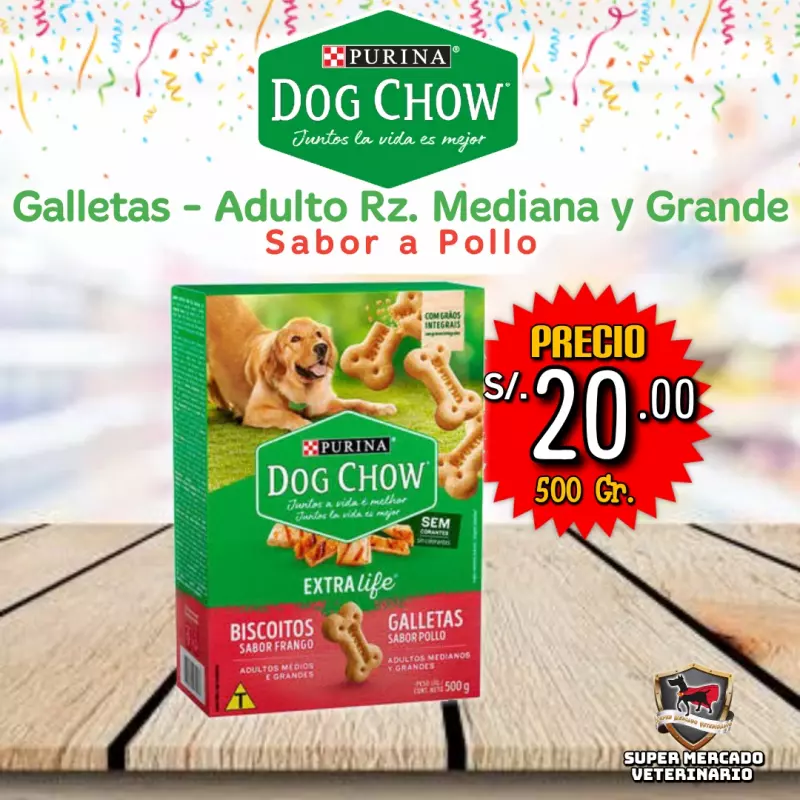 DOG CHOW Adulto 500 GR Rz M Grande