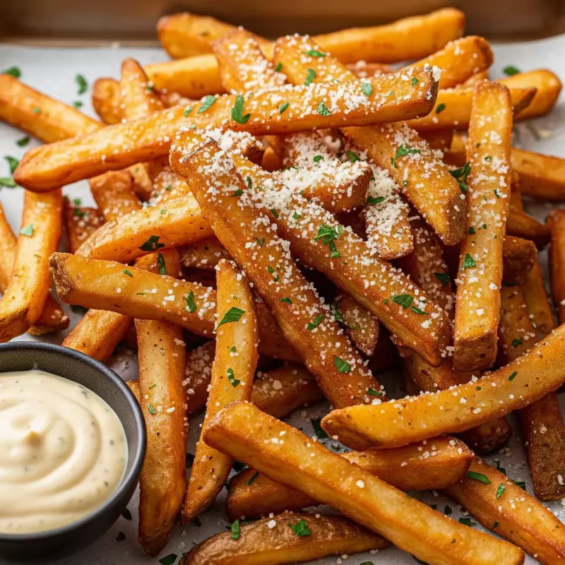 Papas parmesano y especias