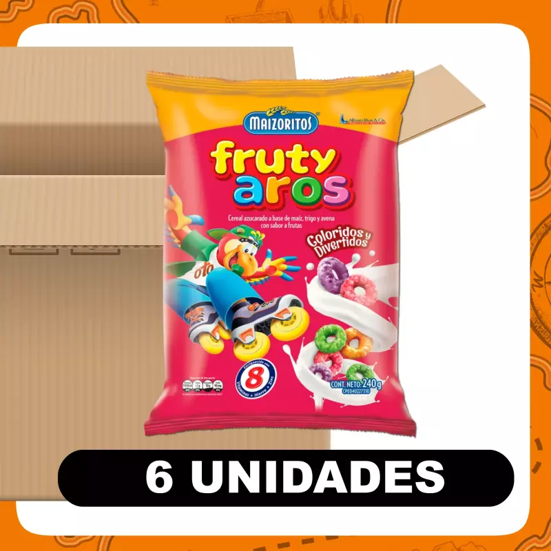 Medio Bulto Fruty Aros Cereal 240g