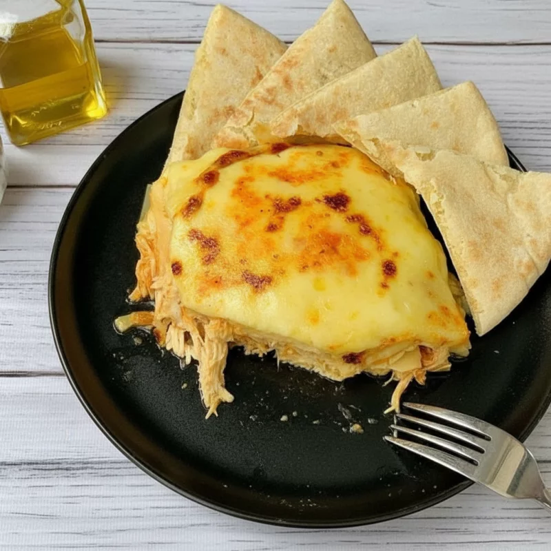 Lasag. de Pollo en salsa blanca