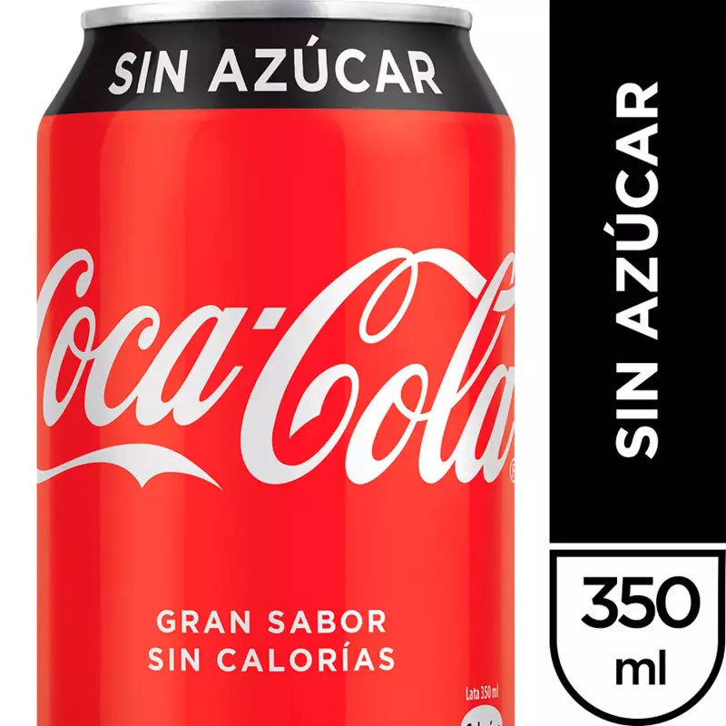Coca cola zero Lata 350cc