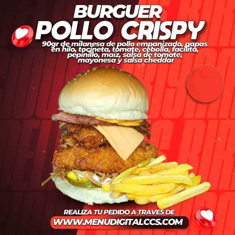 POLLO CRISPY + PAPAS