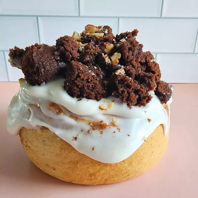 Glaseado con Brownie y nuez