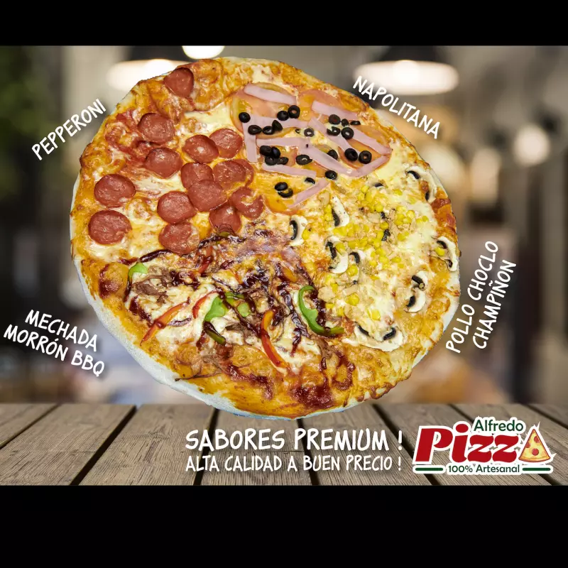 Pizza por Trozo.