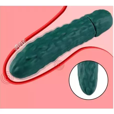 Vibrador en forma de pepino