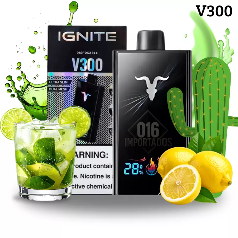 IGNITE V300 CACTUS LIME SODA