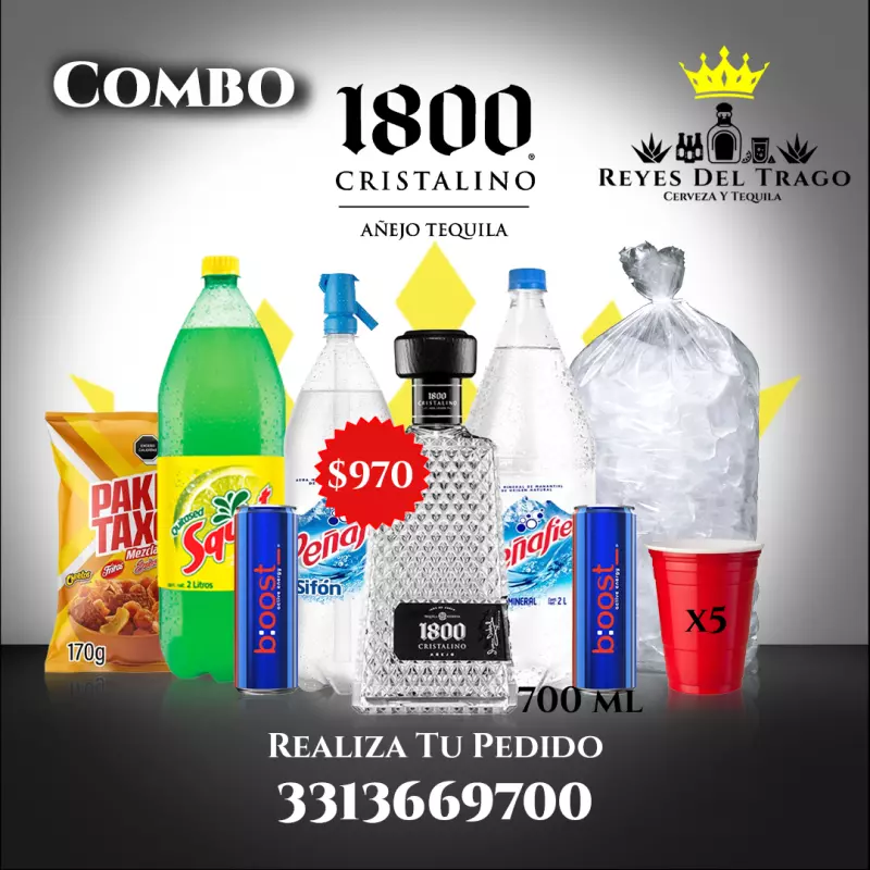 COMBO 1800 CRISTALINO 700 ML