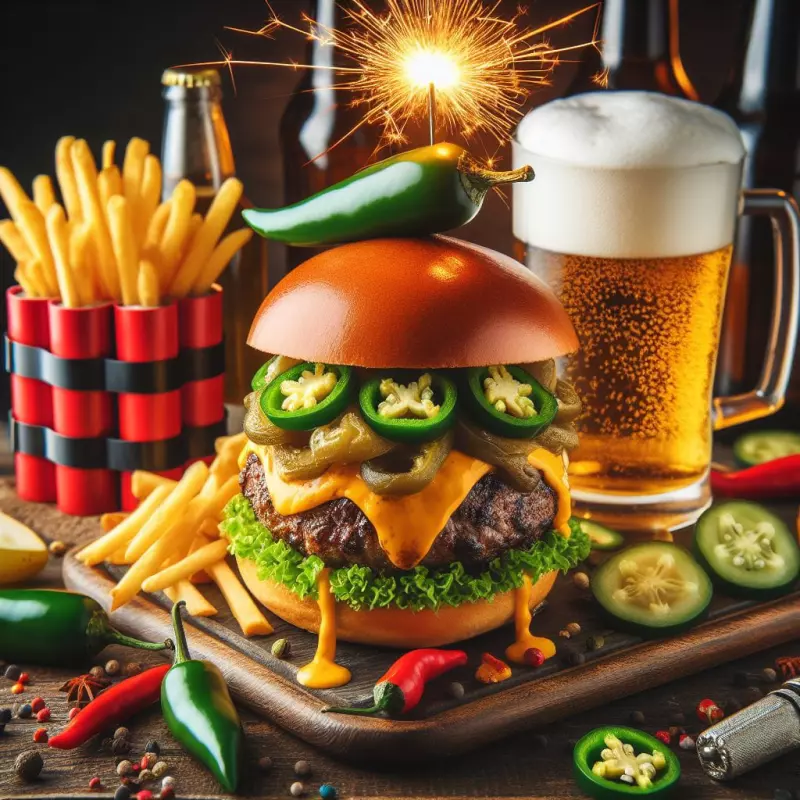 JALAPEÑO CHESEE BURGER