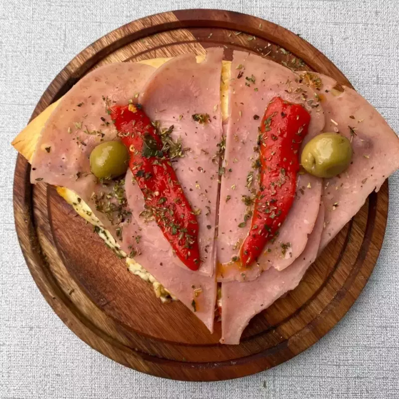 Porcion de pizza especial