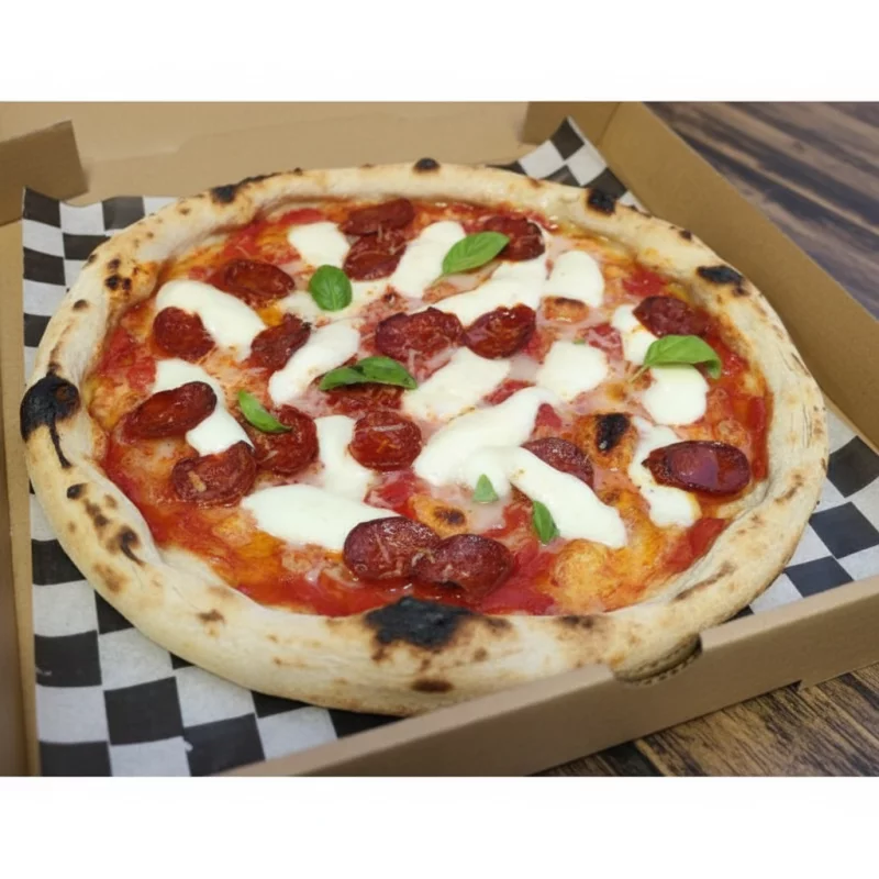 Pizza Diavola de la casa