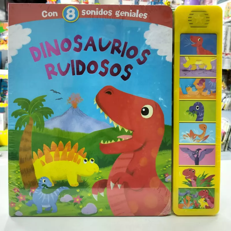 DINOSAURIOS RUIDOSOS 8 SONIDOS