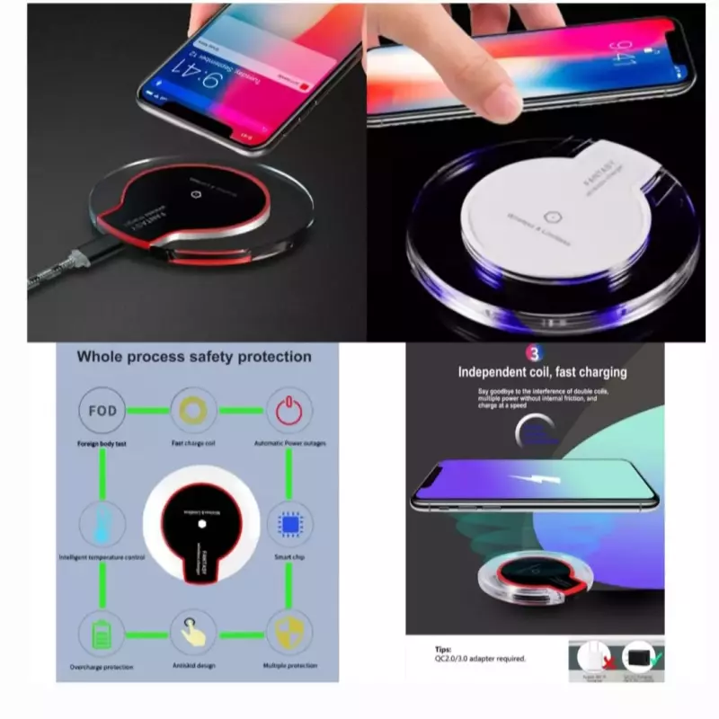 Cargador inalámbrico 15 Watts