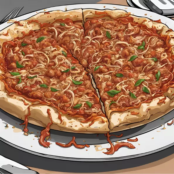 Deliciosa Pizza Frango a Bolonhesa