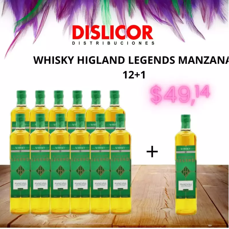 HIGLAND MANZANA 750ml 12 + 1
