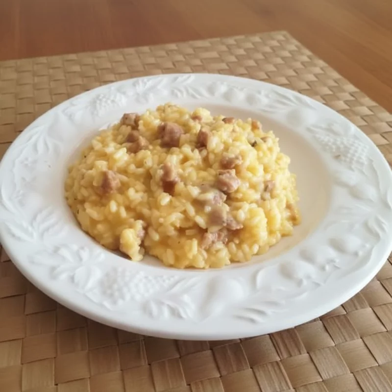 Risoto de Linguiça