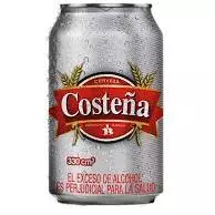 Cerveza costeña lata x 330ml