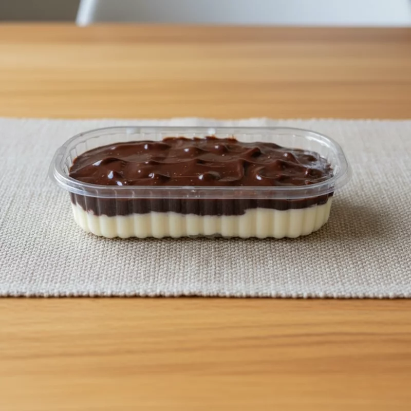 Pavê de creme de nutella com ninho