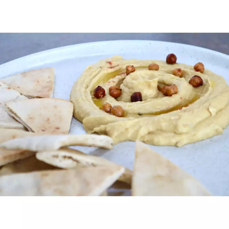 Hummus y pita