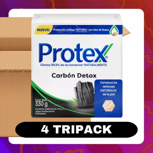 Docena Protex Jabón Carbón Acti 110g