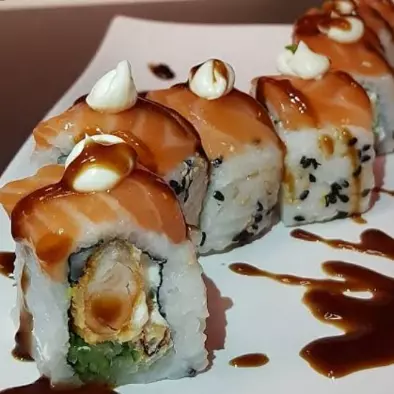 Uramaki Especial de camarão crispy