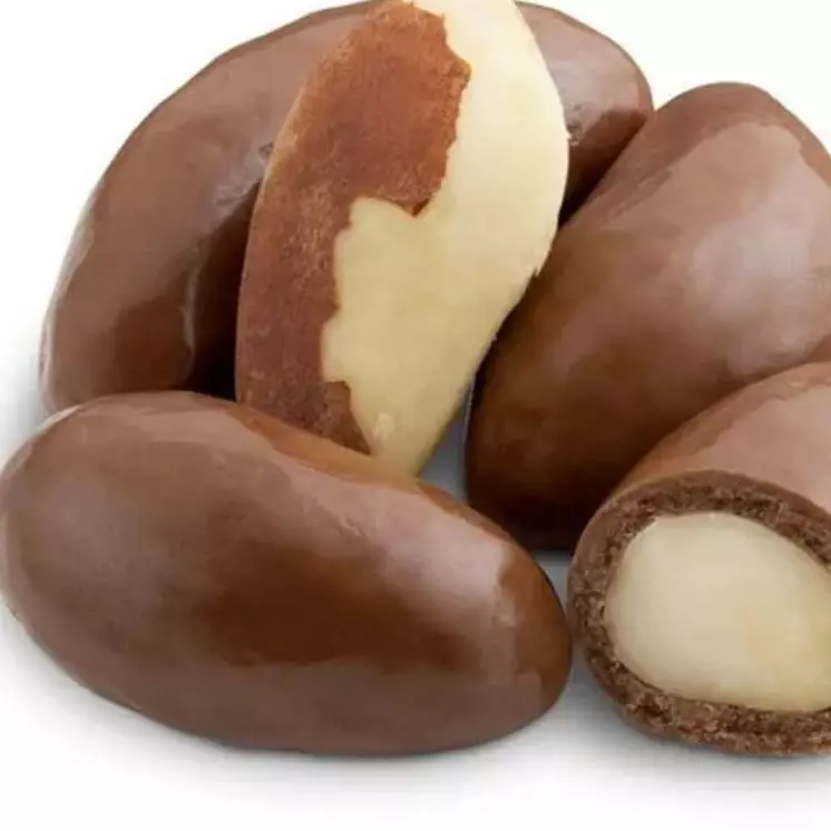 Castanhas do Pará com chocolate