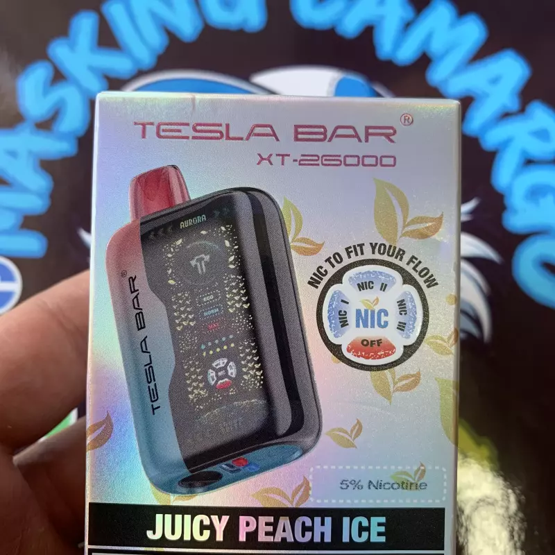 Tesla - Juicy Peach ice 🍑🥤🧊